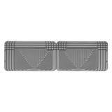 WeatherTech Rubber Mats For Chevy Traverse 2009-2017 Rear - Grey |  (TLX-wetW25GR-CL360A82)