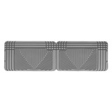 WeatherTech Rubber Mats For GMC Yukon 1992-1999 Rear - Grey |  (TLX-wetW25GR-CL360A74)