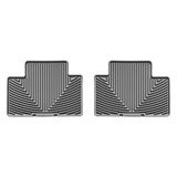 WeatherTech Rubber Mats For Toyota Tacoma 2005-2013 Rear - Grey | Crew Cab (TLX-wetW136GR-CL360A70)