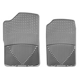 WeatherTech Rubber Mats For GMC Sierra 1500/2500 1988-1999 - Front - Grey |  Extended Cab (TLX-wetW14GR-CL360A70)