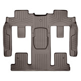 WeatherTech Floor Liner For Buick Enclave 2011-2017 | Rear | Cocoa | Covers 2nd & 3rd Row Foot Areas (TLX-wet479423-CL360A70)