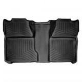 WeatherTech Floor Liner For Chevy Silverado 1500/2500/3500 2007-2014 Rear Black | Crew Cab  (TLX-wet440660-CL360A70)