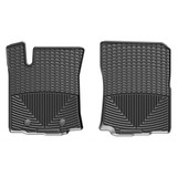 WeatherTech Rubber Mats For Toyota Tacoma 2016-2021 Access/Double Cab (A/T Only) | Front Black (TLX-wetW377-CL360A70)