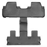 WeatherTech Floor Liner For Toyota Highlander 2014-2021 Rear Black | Fits Vehicles w/ 2nd Row Bucket Seats (TLX-wet446324-CL360A70)