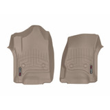 WeatherTech Floor Liner For Chevy Silverado 1500 2014-2021 Crew & Double Cab | Front | Tan (TLX-wet456071-CL360A70)