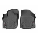 WeatherTech Floor Liners For Ford Super Duty F-250/F-350 2017-2022 Front - Black | Super Cab / Crew Cab (TLX-wet4410121-CL360A70)