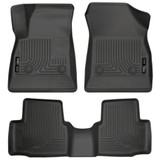 Husky Liners For Chevy Cruze 2016-2019 Floor Liners WeatherBeater Combo | Black (TLX-hsl99161-CL360A70)