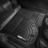 Husky Liners For Pontiac Vibe 2009 2010 Floor Liners WeatherBeater Combo | (FWD) | Black (TLX-hsl98531-CL360A71)