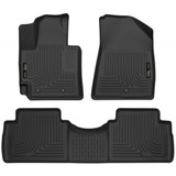 Husky Liners For Kia Soul 2014-2019 Weatherbeater Floor Liners Front & 2nd Seat | Footwell Coverage Black (TLX-hsl99611-CL360A70)