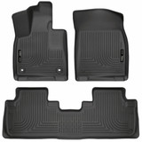 Husky Liners For Lexus RX350/RX450h 2016-2020 Floor Liners Weatherbeater Front | 2nd Seat | Black (TLX-hsl99651-CL360A70)