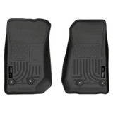 Husky Liners For Jeep Wrangler 2014-2017 Weatherbeater Floor Liners Front Seat | Black (TLX-hsl18041-CL360A70)