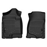 Husky Liners For Chevy Suburban 1500 2007-2014 Weatherbeater Floor Liners | Front Seat Black (TLX-hsl18201-CL360A71)