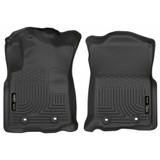 Husky Liners FoR Toyota Tacoma 2018-2020 Floor Liners WeatherBeater Front Black | Double Cab (TLX-hsl13971-CL360A70)