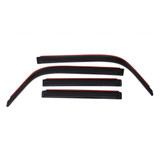 AVS For Scion XB 2004-2006 In-Channel Ventvisor Front & Rear Window Deflectors | Smoke 4 Pieces (TLX-avs194527-CL360A70)