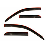 AVS For Dodge Ram 2500/3500 Crew Cab 2010 Ventvisor Low Profile In-Channel 4pc | Deflectors Smoke (TLX-avs994004-CL360A71)