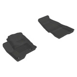 3D MAXpider For Ford Flex 2009-2019 Kagu Series Floor Mats 1st Row Black | (TLX-aceL1FR02111509-CL360A70)