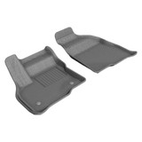 3D MAXpider For Chevy Bolt Ev 2017-2020 Kagu Series Floor Mats 1st Row Gray | (TLX-aceL1CH08711501-CL360A70)