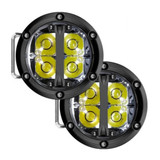 Rigid-Industries Fog Light Spot Beam LED Off-Road 360-Series | 4in | White Backlight | Pair