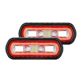 Rigid-Industries Surface Mount LED Spreader SR-L Series w/ Red Halo | Universal | Pair