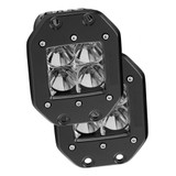 Rigid-Industries Flood Beam Light | LED | Dually | Flush Mount | Set of 2