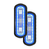 Rigid-Industries Surface Mount SR-L Series w/ Blue Halo | LED Spreader | Universal | Pair