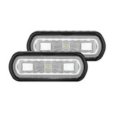 Rigid-Industries Surface Mount SR-L Series w/ White Halo | LED Spreader | Universal | Pair