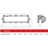 Rigid-Industries Spot/Driving Beam Light Bar | LED | 30in | E-Series Pro | Combo