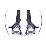 MaxTrac Lift Spindles For Nissan Titan 2004-2022 | Front | 4in | 2WD | w/ Extended DOT Compliant Brake Lines