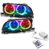 Oracle Headlights For BMW 3-Series 1999 2000 2001 Halogen | w/Simple Controller | Coupe | ColorSHIFT