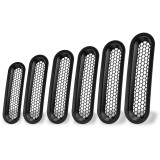 Oracle Grille For Jeep Wrangler 2007-2018 Vertical Mesh Inserts for Vector | JK Model Only