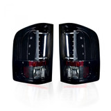 Recon Tail Lights For Chevy Silverado 2500 2007-2014 Driver or Passenger Side | Dually Only | OLED | Smoked