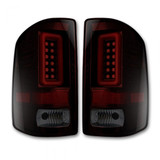 Recon Tail Lights For GMC Sierra 2500/3500 HD 2016 17 18 2019 | OLED | Smoked Lens | Only Fits Single Wheel Body Style | w/ Factory OEM LED