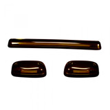 Recon Cab Roof Lights For GMC Sierra 1500 2007-2013 w/ High-Power OLED Bar-Style LED | 3- Piece Set | Amber