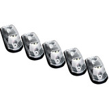 Recon Cab Roof Lights For Ford F-250/F-350/F-450/F-550 2017-2022 | 5Pc Set | LED Clear Lens White