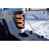 AlphaRex Tail Lights For Ford F-150 2021 2022 Driver and Passenger Side | Pair | LUXX-Series LED | Alpha-Black