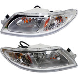 For International 4300 / 4400 Headlight Assembly 2002-2010 Driver and Passenger Side Pair / Set | Halogen Type | IH2502101 + IH2503101 | 3574387C93 + 3574388C93 (PLX-M0-USA-REPI100172-HD-CL360A71)