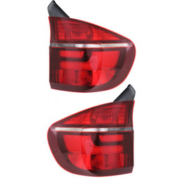CarLights360: For BMW X5 Tail Light 2011 2012 2013 Pair Driver and Passenger Side | BM2804107 + BM2805107 (PLX-M1-343-1918L-AS-CL360A1)