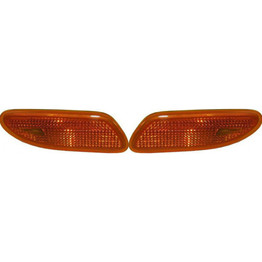 CarLights360: For Mercedes-Benz C350 Side Marker Light 2006 2007 Pair Driver and Passenger Side DOT Certified For MB2570102 | MB2571102 (PLX-M1-339-1402L-UF-CL360A6)