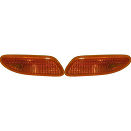 CarLights360: For Mercedes-Benz C230 Side Marker Light 2002 03 04 05 06 2007 Pair Driver and Passenger Side DOT Certified For MB2570102 | MB2571102 (PLX-M1-339-1402L-UF-CL360A1)