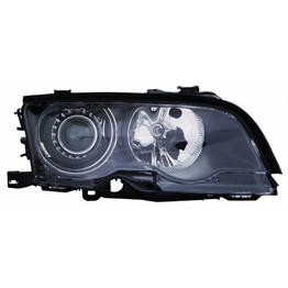 CarLights360: For 2000 BMW 323i Head Light Assembly Passenger Side HID Type (Black Housing) - Replacement for BM2503111 (CLX-M1-343-1105RMASHM2-CL360A1)