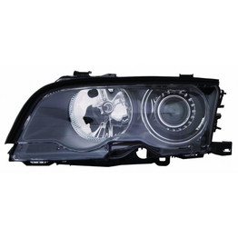 CarLights360: For 2000 BMW 323i Head Light Assembly Driver Side HID Type (Black Housing) - Replacement for BM2502111 (CLX-M1-343-1105LMASHM2-CL360A1)
