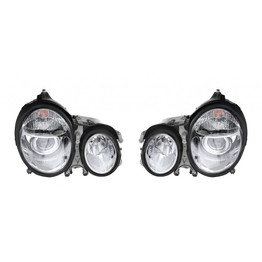 CarLights360: For 2000 2001 2002 MERCEDES-BENZ E55 AMG Head Light Assembly - Replacement for MB2505100 (CLX-M1-339-1118PXAS-CL360A3)