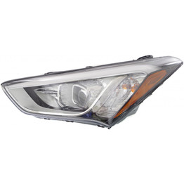 CarLights360: Fits Hyundai Santa Fe Sport Headlight Assembly 2013 2014 2015 2016 Driver Side w/Bulbs DOT Certified Replacement For HY2502169 (CLX-M0-20-9380-00-1-CL360A1)