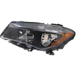 CarLights360: For Mercedes-Benz CLA250 Headlight Assembly 2014 15 16 2017 Driver Side DOT Certified w/ Bulbs Halogen Type | MB2502222 (CLX-M0-20-9550-00-1-CL360A1)