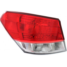CarLights360: For Subaru Legacy Tail Light Assembly 2010 11 12 13 2014 Driver Side DOT Certified For SU2804104 (CLX-M0-11-6380-01-1-CL360A1)