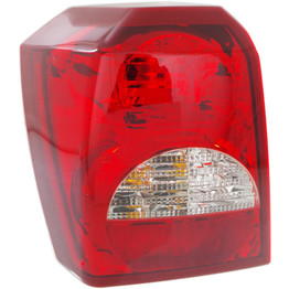 For Dodge Caliber Tail Light Assembly 2007 Driver Side w/ Bulbs DOT Certified Replacement for CH2818109 (CLX-M0-11-6204-00-1-CL360A1)