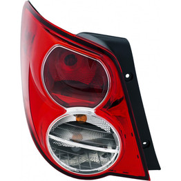CarLights360: For Chevy Sonic Tail Light Assembly 2012 2013 2014 Driver Side | w/ Bulbs | CAPA Certified | GM2800251 (CLX-M0-11-6420-00-9-CL360A1)