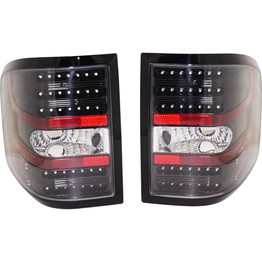 CarLights360: For 2004 2005 2006 2007 2008 FORD F-150 Tail Light Assembly (Black Housing) - Replacement for FO2811192 (CLX-M0-M30-1901P-US2-CL360A1)