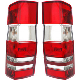 CarLights360: For 2010 2011 2012 2013 2014 Mercedes-Benz Sprinter 2500 3500 Tail Light Assembly Driver and Passenger Side DOT Certified w/Bulbs - Replaces MB2800136 MB2801136 (PLX-M0-11-6510-90-1-CL360A1)