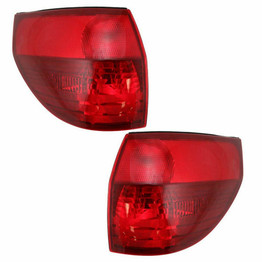 CarLights360: For 2004 2005 Toyota Sienna Tail Light Assembly Driver and Passenger Side w/Bulbs - Replaces TO2800152 TO2801152 (PLX-M0-11-5990-00-CL360A1)